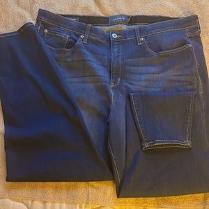 Torrid size 26Tall denim skinny jeans.